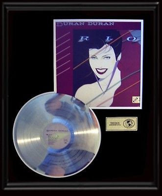 DURAN DURAN RIO RARE GOLD RECORD PLATINUM DISC LP ALBUM FRAME