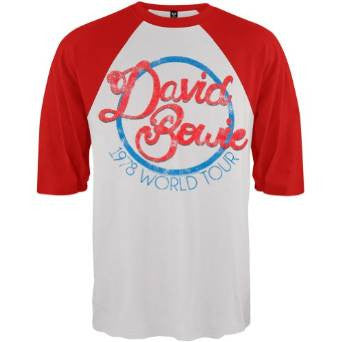 David Bowie 1978 World Tour Baseball Jersey