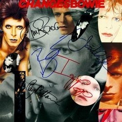 David Bowie Autographed Lp