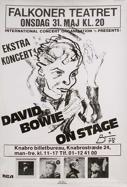 David Bowie Concert Poster