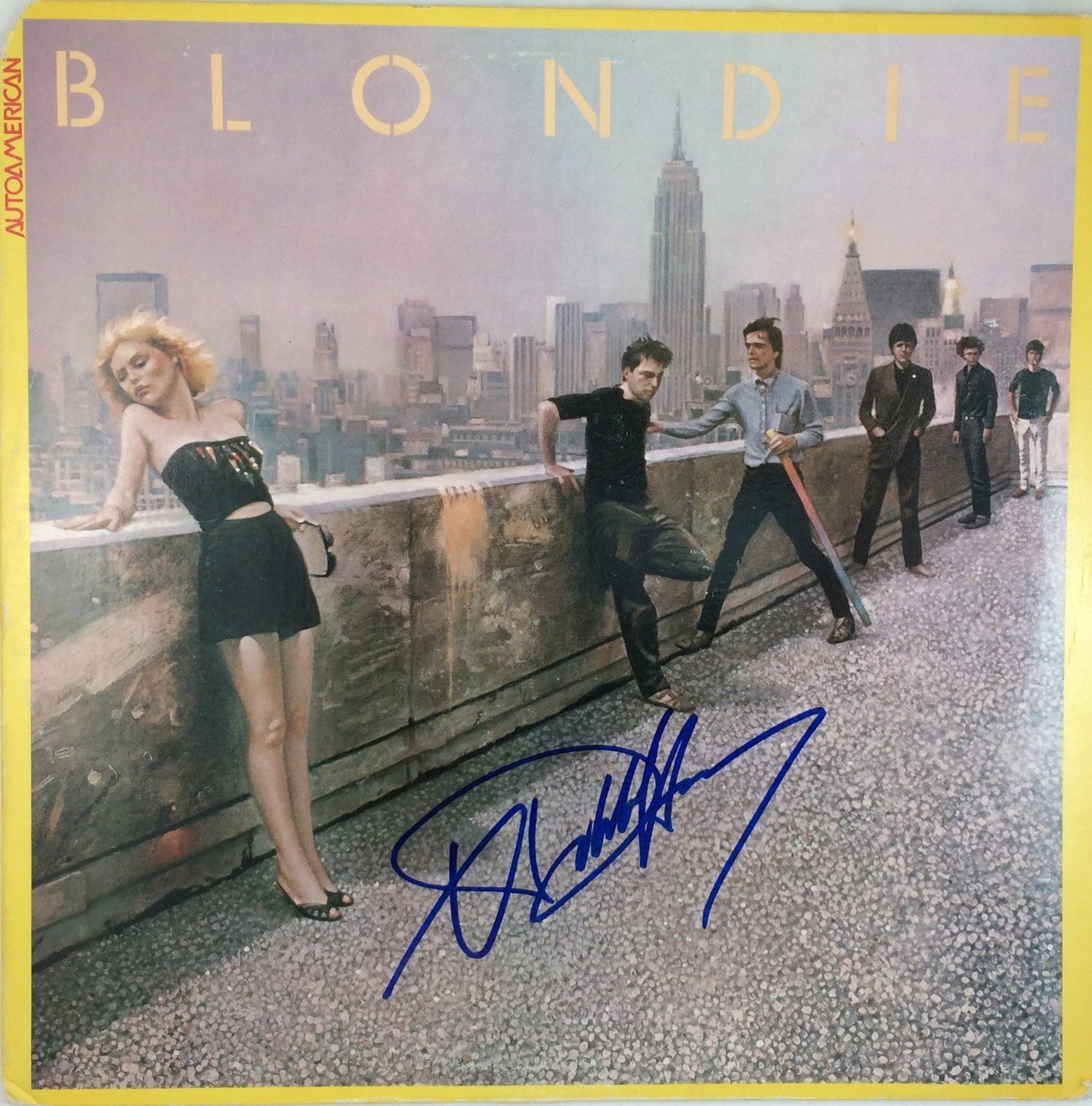 Debbie Harry Blondie AutoAmerican Signed Autographed Record Album LP