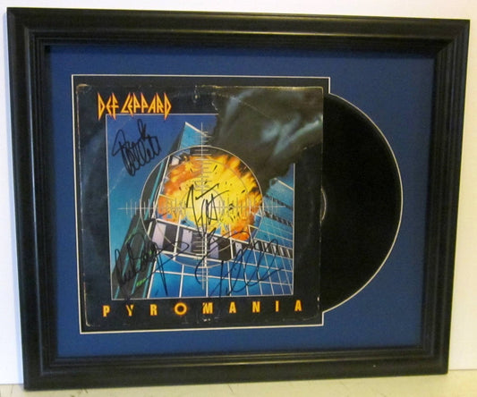Def Leppard Pyromania Signed Album