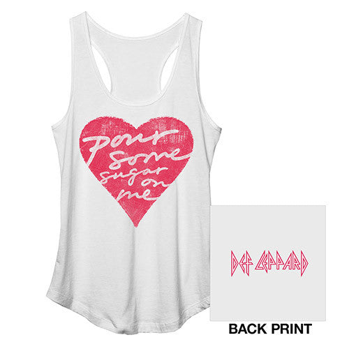 Deff Leppard Racer Back Ladies Tank Top