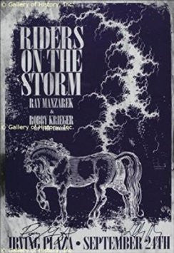 Doors Poster Signed by Ray Manzarek