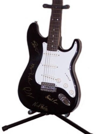 Duran Duran Authentic Band Signed Autographed Guitar COA