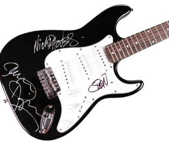 Duran Duran Autographed Simon Roger Nick John Signed Guitar