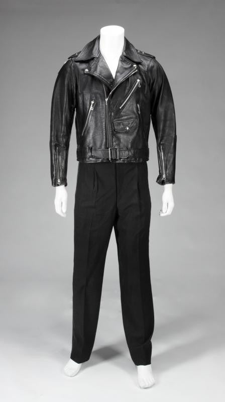 ELVIS PRESLEY OWNED MOTORCYCLE JACKET AND PANTS