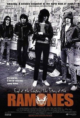 END OF THE CENTURY ROLLED MOVIE POSTERS THE RAMONES 2003