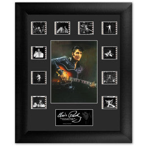 Elvis '68 Special Mini Montage Filmstrip Framed Presentation