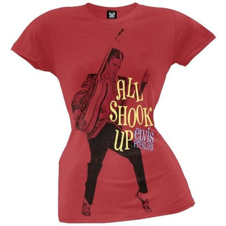 Elvis Presley - All Shook Up Juniors Subway T-Shirt