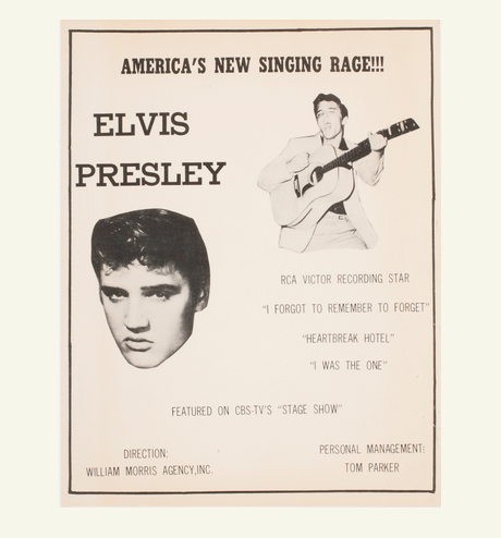 Elvis Presley "America's New Singing Rage"