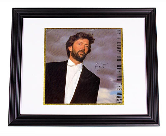 Eric Clapton Autographed Behind The Mask Signed LP Album