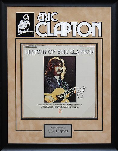 Eric Clapton History of Signed Album
