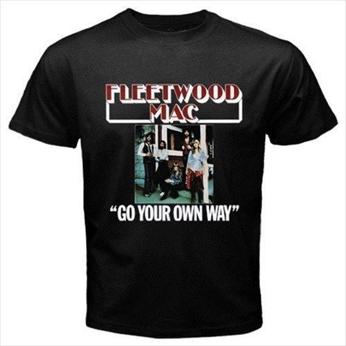 FLEETWOOD MAC Go Ur Own Way Black T-Shirt Size S M L XL 2XL 3XL Cotton