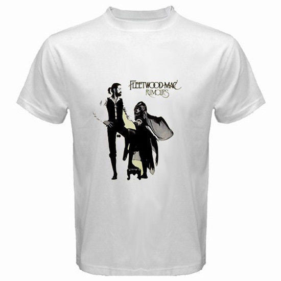 FLEETWOOD MAC WHITE T-SHIRT Sz S-2XL