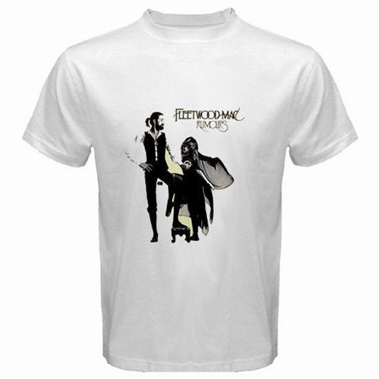 FLEETWOOD MAC WHITE T-SHIRT Sz S-2XL