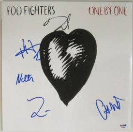 Foo Fighters "One by One" Autographed Album - One by One