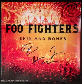 Foo Fighters Autographed Album "Skin and Bones"