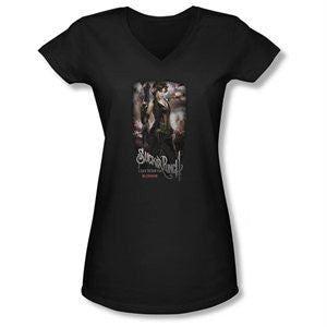 Girls VNeck (8-12yrs) SUCKER PUNCH Cap Sleeve BLONDIE POSTER Large T-Shirt Tee