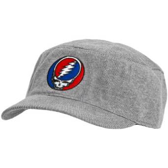 Grateful Dead - Mens Stealie Grey Knit Cadet Cap