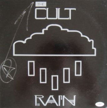 Ian Astbury The Cult Signed RAIN 12" Vinyl LP JSA - Autographed CD's