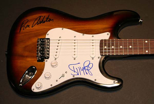 Iggy Pop and Ron Asheton Signed Electric Guitar