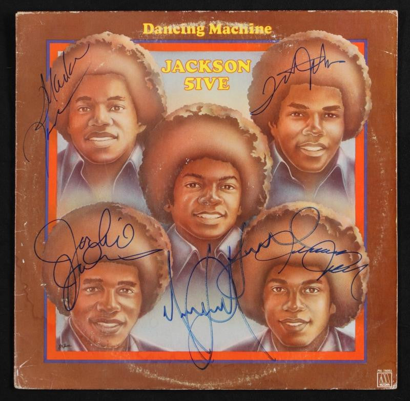 JACKSON 5IVE SIGNED ALBUM SLEEVE