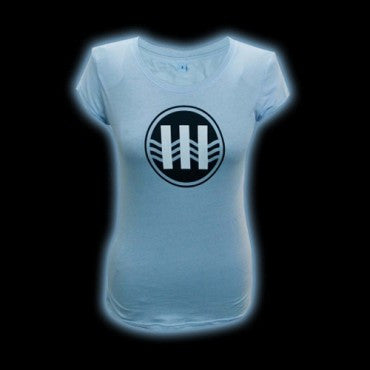 Jack White Womens Blue Logo T-Shirt