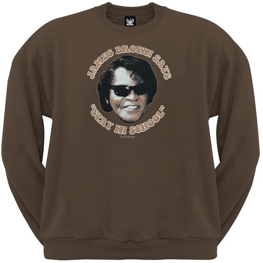 James Brown - Mens Stay In School Sweatshirt