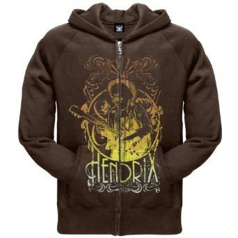 Jimi Hendrix - Mens Jammin Zip Hoodie