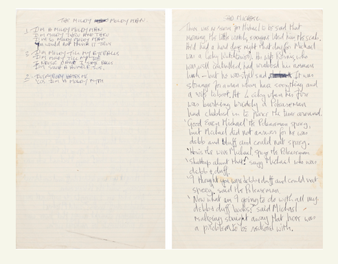 John Lennon 75 "Sad Michael"