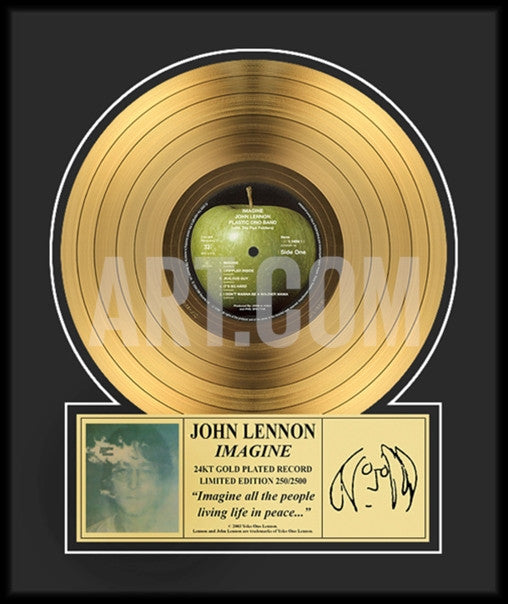 John Lennon - "Imagine" Gold LP