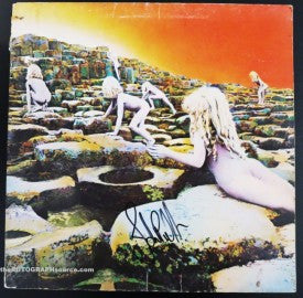 John Paul Jones Autographed Led Zeppelin Album "Houses of the Holy"