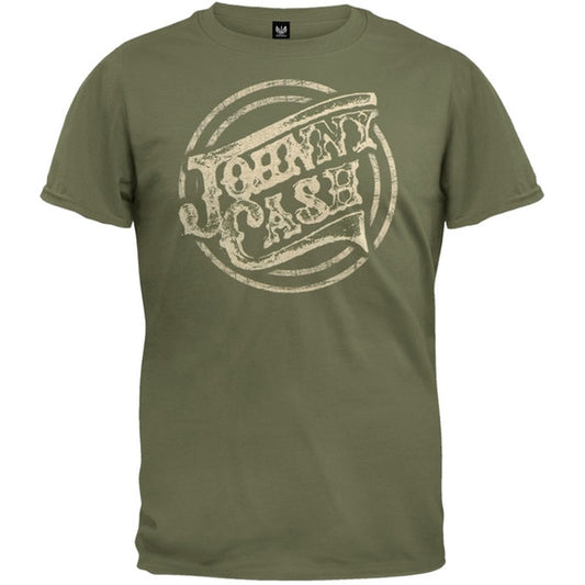Johnny Cash - Circle Logo Soft T-Shirt
