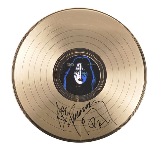 KISS - Ace Frehley - Authentic Autographed 12" Gold Record
