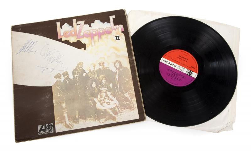 LED ZEPPELIN II SIGNED ALBUM