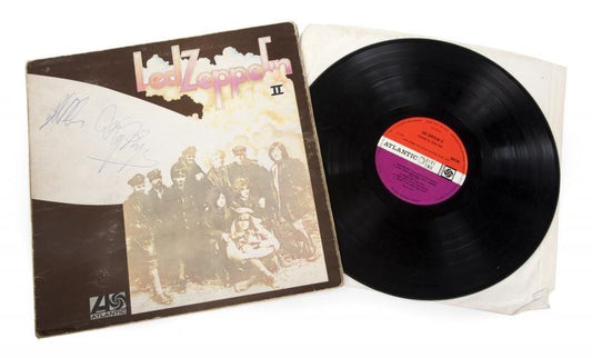 LED ZEPPELIN II SIGNED ALBUM