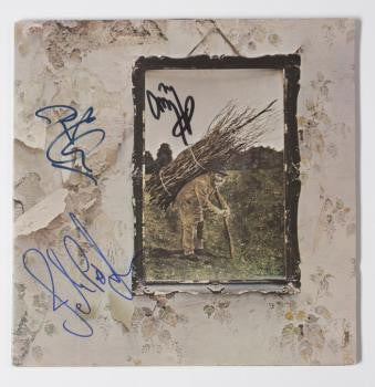 LED ZEPPELIN SIGNED "LED ZEPPLIN IV"