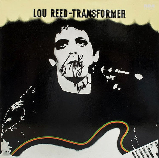 Signed 12" vinyl copy of Lou Reed's landmark Transformer album