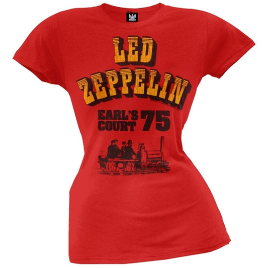 Led Zeppelin - Earl's Court '75 Juniors T-Shirt