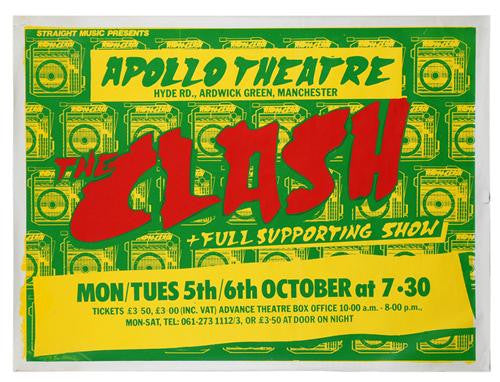 Lot 1237: 1981 The Clash “Sandinista” British Tour Poster