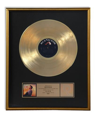 Lot 1250: Elvis Presley "Elvis" Gold Record