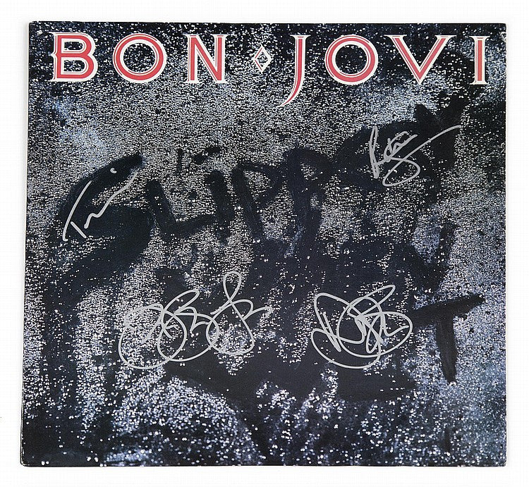 Lot 1324: BON JOVI SIGNED ALBUM