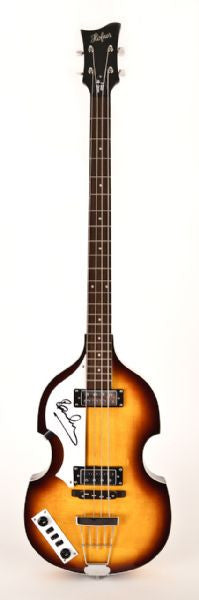 Paul McCartney Signed Hofner Bass Guitar