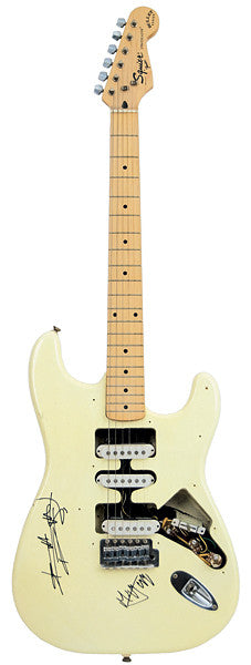 Mick Jagger and Keith Richards Signed Electric Guitar