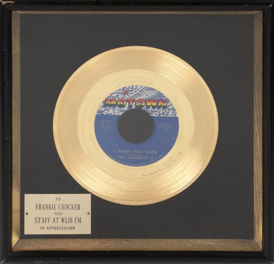 Lot 17: THE JACKSON 5 RECORD AWARD
