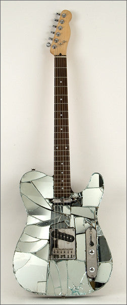KISS Paul Stanley’s Stage-Used Custom-Made “Shattered Mirror” Guitar