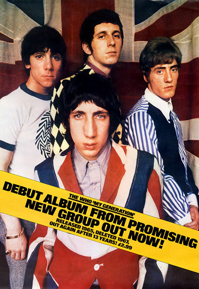The Who Promotional Poster for "My Generation"