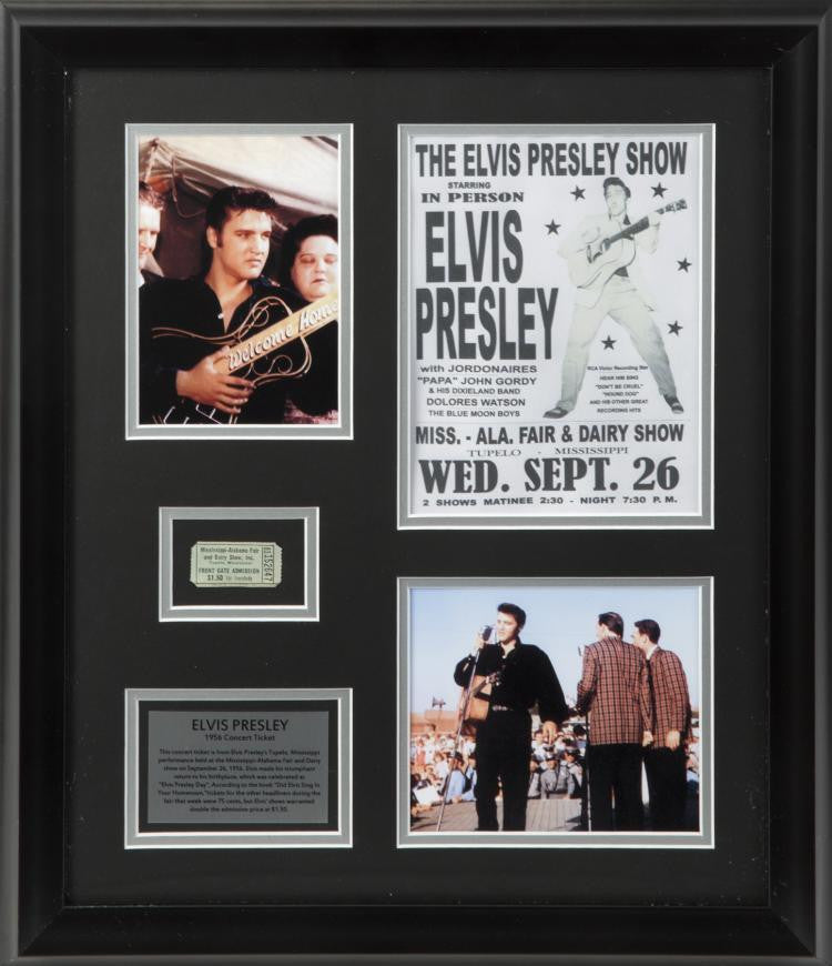 ELVIS PRESLEY 1956 CONCERT TICKET