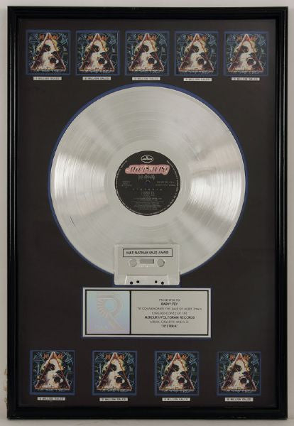 Def Leppard "Hysteria" Multi-Platinum Award